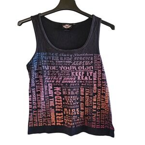 Vintage Harley Davidson‎ Tank Top Women's Large